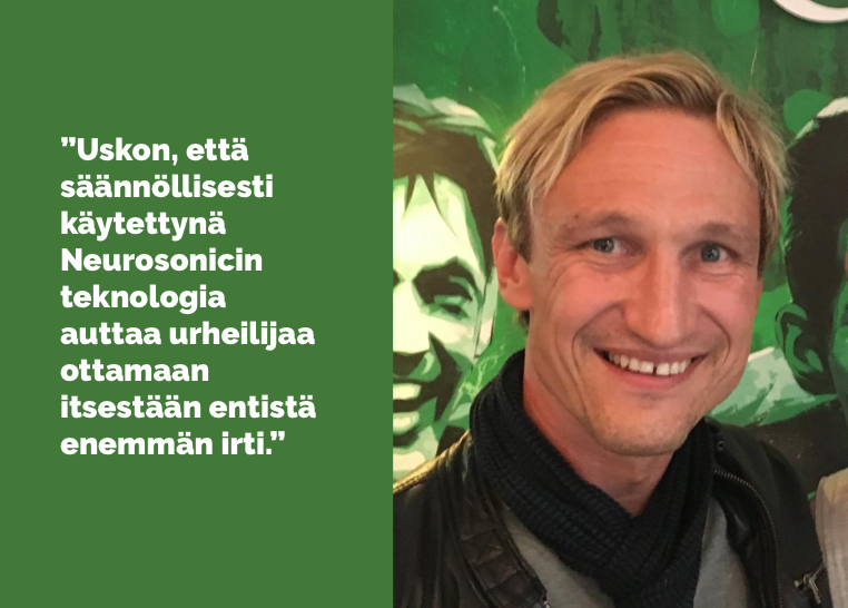 Sami Hyypiä: Uskon, että säännöllisesti käytettynä Neurosonicin teknologia auttaa urheilijaa ottamaan itsestään entistä enemmän irti
